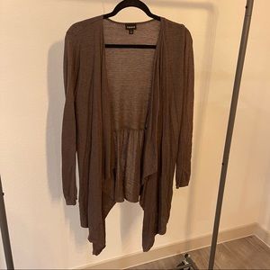 Torrid Brown Cardigan size 2